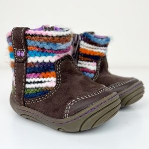 {Stride Rite} Multicolored Adora Boots Size 2